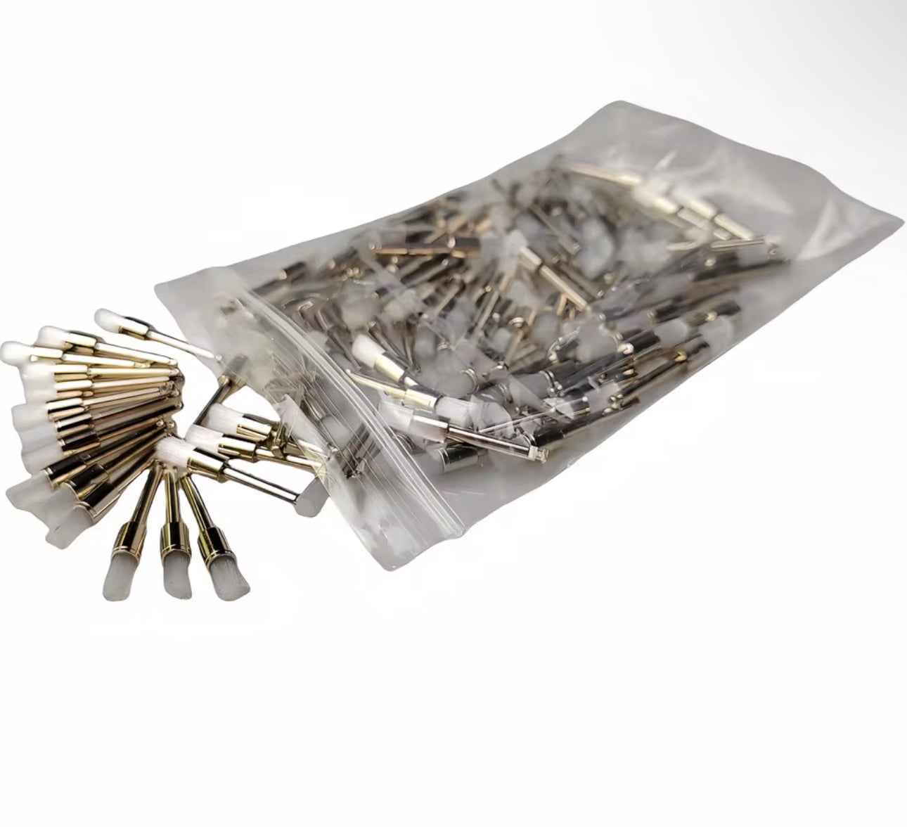 Einweg-Dental Polierbürsten Set 100 Stück Prophylaxe & Zahnpolitur