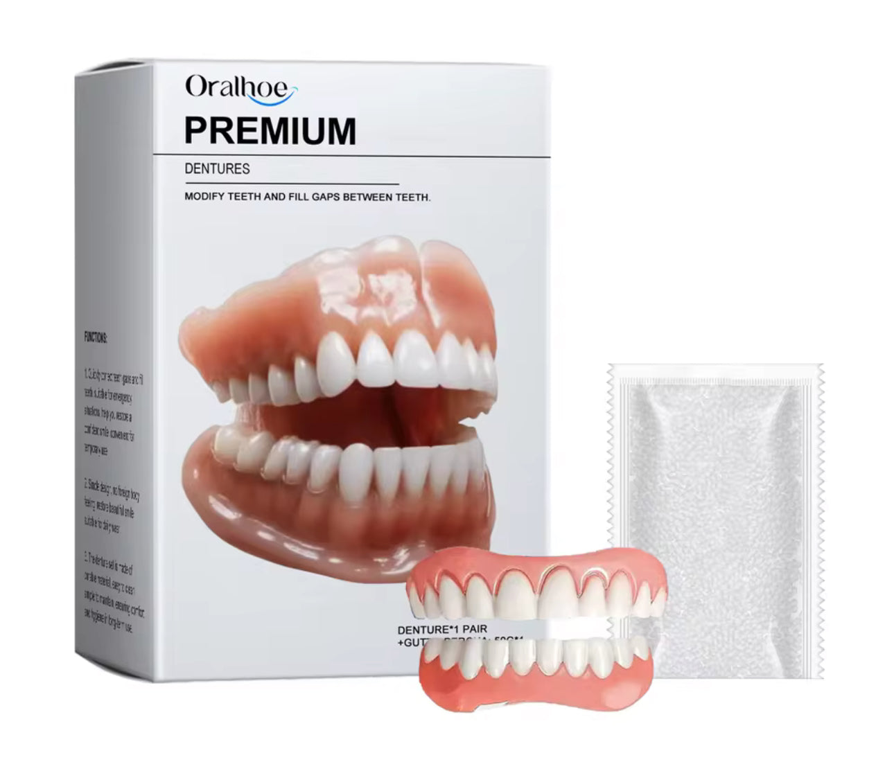 Premium Zahnprothese – Verblendung Natürliches Lächeln & perfekter Sitz