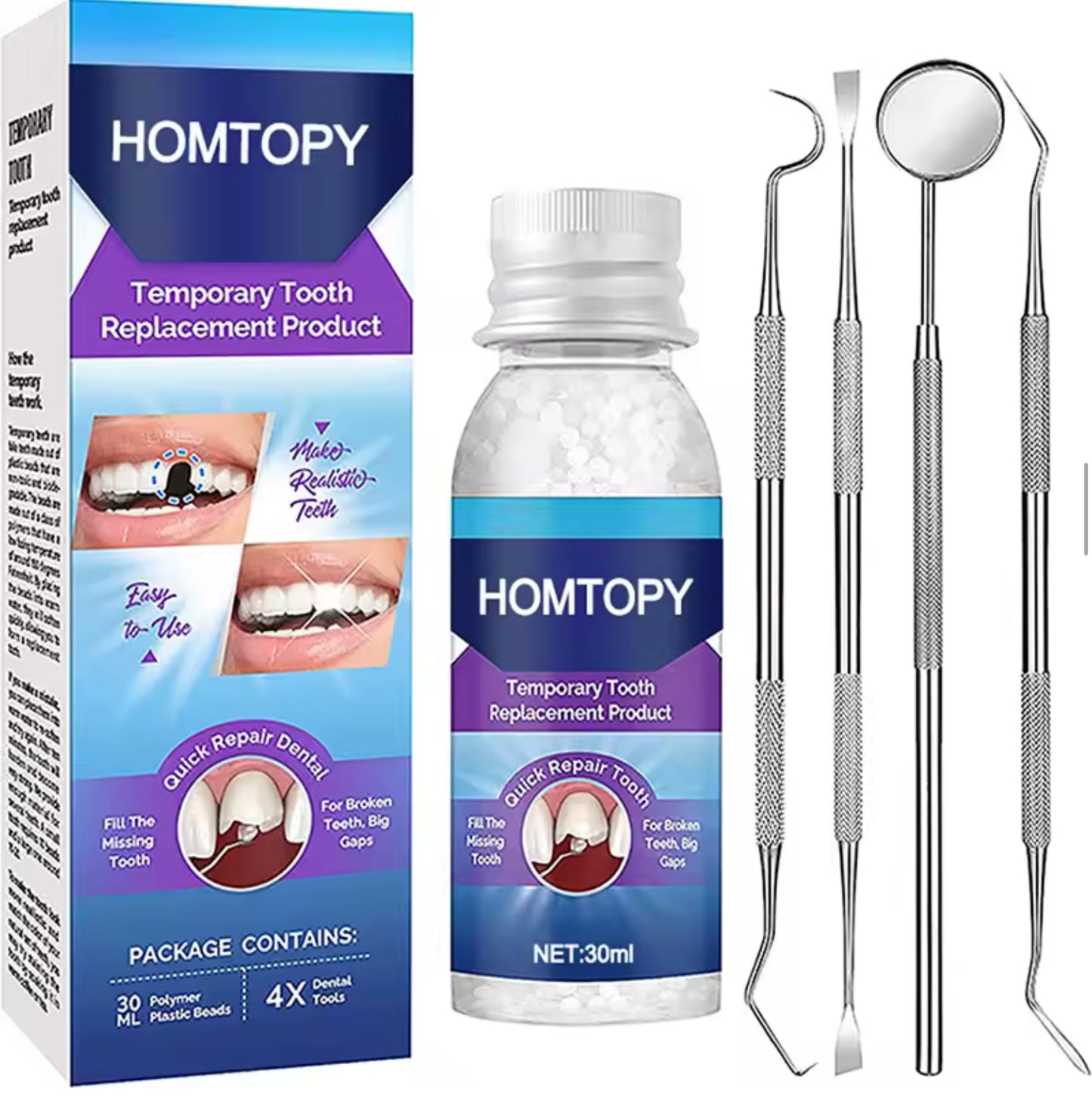 EELHOE Provisorischer Zahnersatz Set 30ml