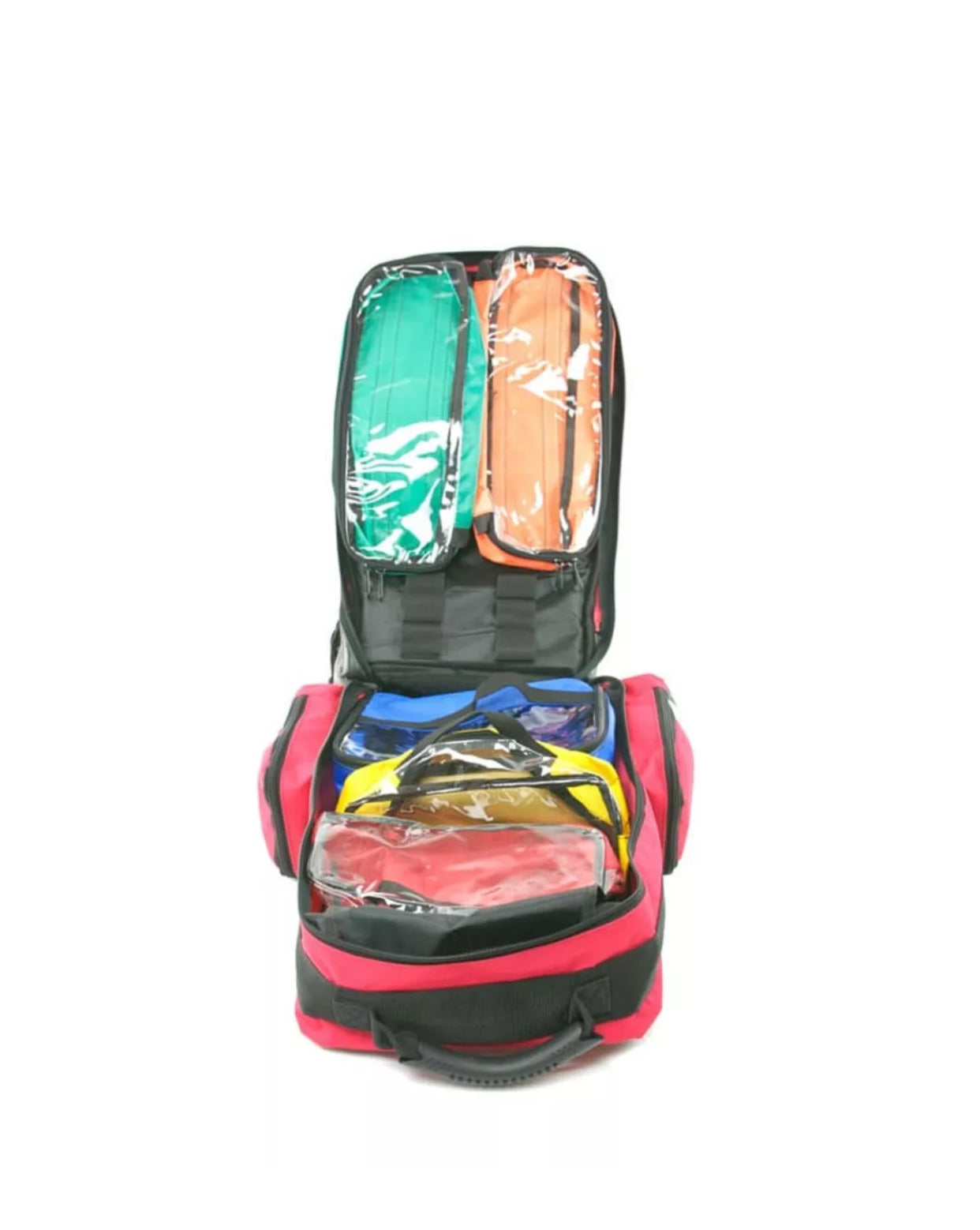 Notfallrucksack , großer Rettungsrucksack Leer Rot Standard