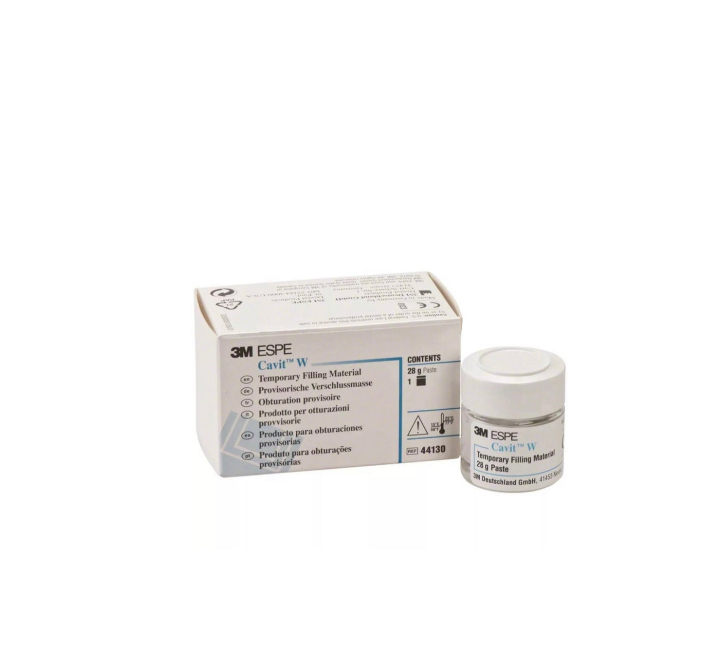 Füllmaterial Dental Cavit W 28 g Paste Schraubglas Zahnfüllung