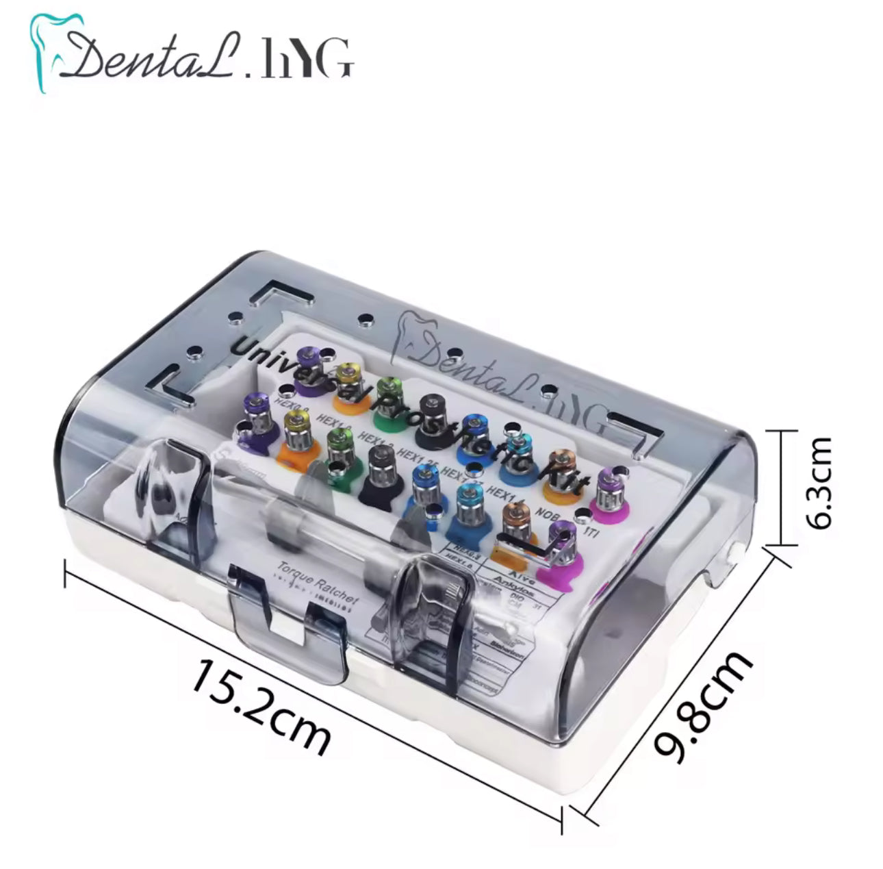 Universelles Dental-Implantat Schraubendreher-Set – kompatibel mit fast allen Implantatsystemen