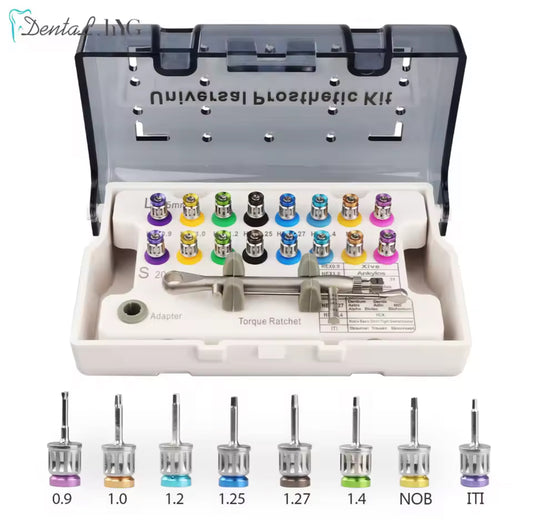 Universelles Dental-Implantat Schraubendreher-Set – kompatibel mit fast allen Implantatsystemen
