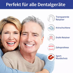 Reinigungstabletten für Retainer & Zahnprothesen – 3x 100 Tabs, hygienische Tiefenreinigung