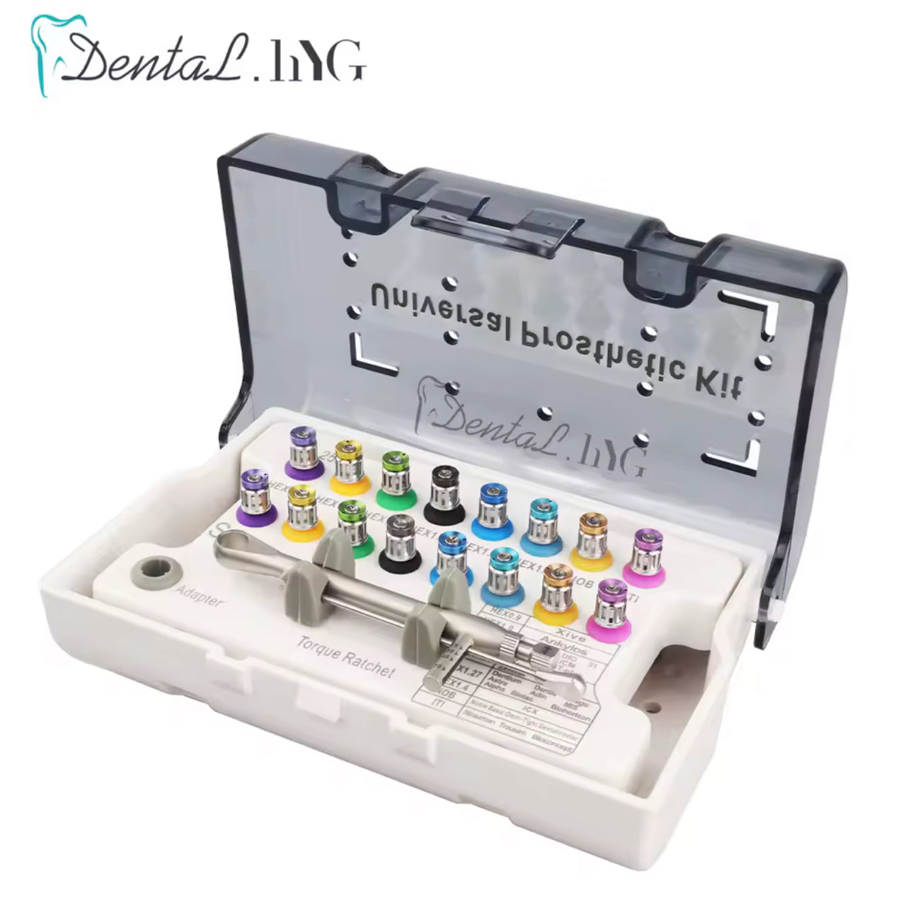 Universelles Dental-Implantat Schraubendreher-Set – kompatibel mit fast allen Implantatsystemen