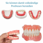 Acryl-Zahnprothesen Set – Ober- & Unterkiefer DIY