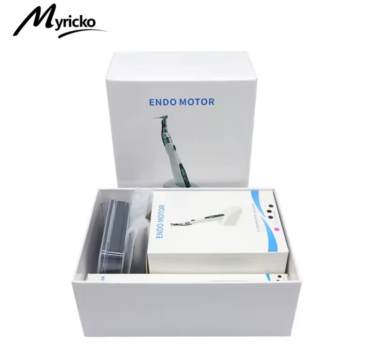 Kabelloser EndoMotor 16:1 – LED-Endomotor für Wurzelkanalbehandlungen | Hochdrehmoment, 6 Arbeitsmodi, 360° Rotation