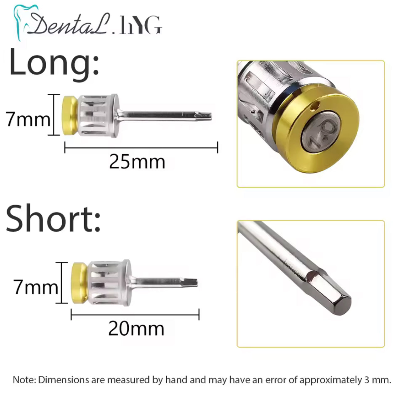 Universelles Dental-Implantat Schraubendreher-Set – kompatibel mit fast allen Implantatsystemen