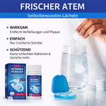 Reinigungstabletten für Retainer & Zahnprothesen – 3x 100 Tabs, hygienische Tiefenreinigung