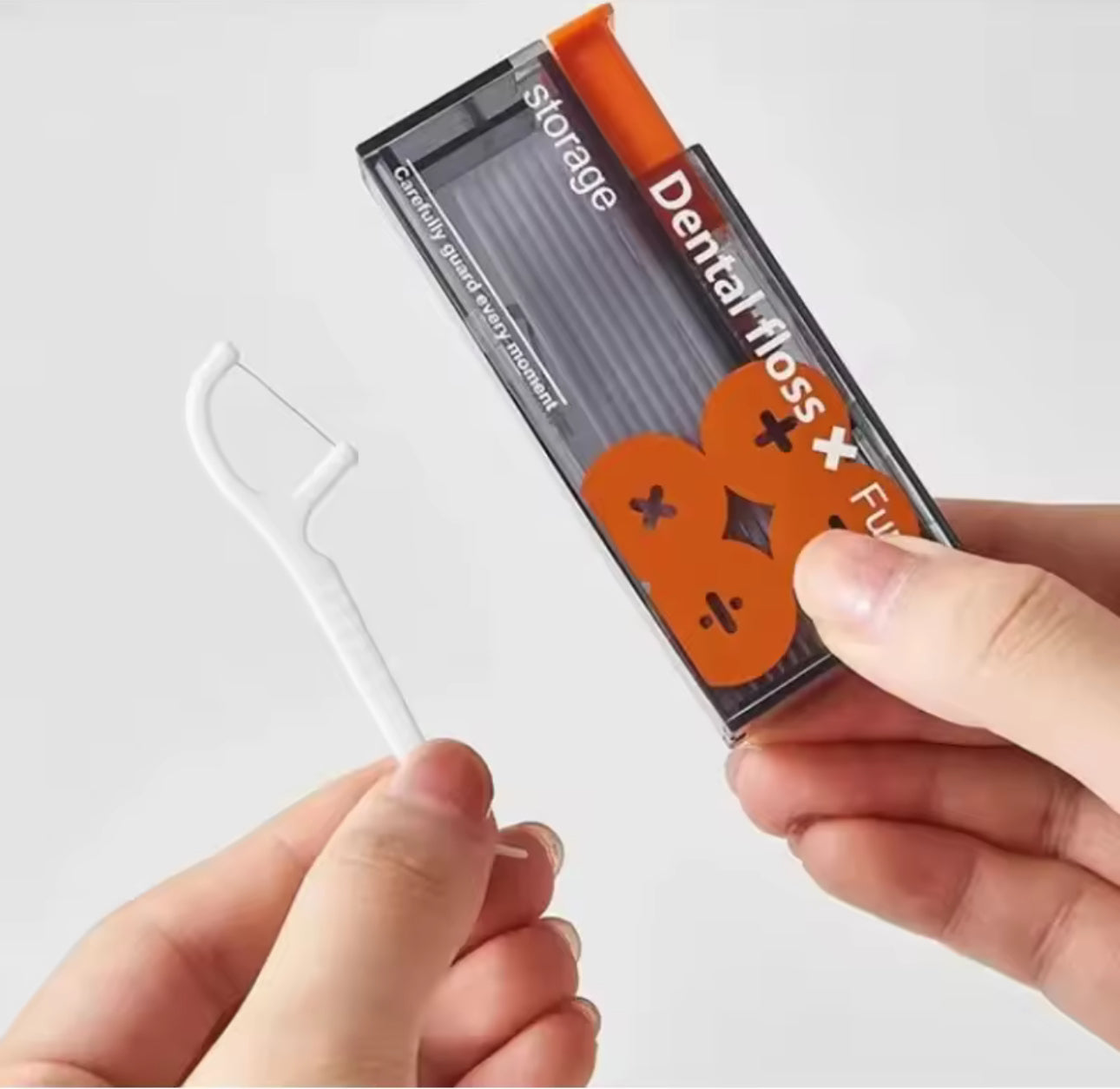 300x Zahnseide-Sticks mit Spenderbox – Profi Dental Floss Picks für gründliche Zahnzwischenraum-Reinigung