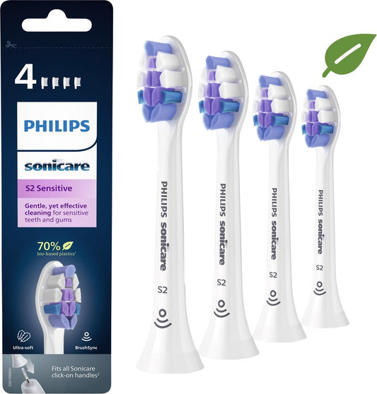 sonicare Sensitive Ersatzbürsten
Packung 4 Stück Standard