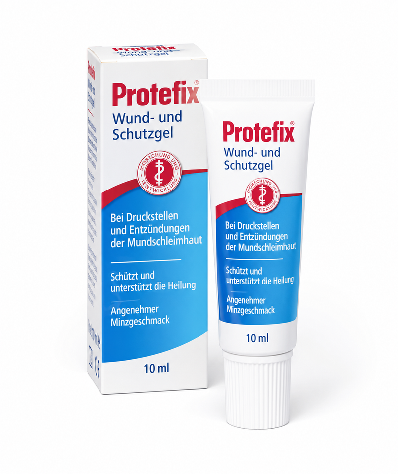Protefix® Wund- & Schutzgel – Schutzgel für Zahnfleisch, Mundschleimhaut & Druckstellen (10 ml)