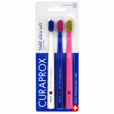 Curaprox® CS 5460 Ultra Soft Zahnbürsten – 3er Pack