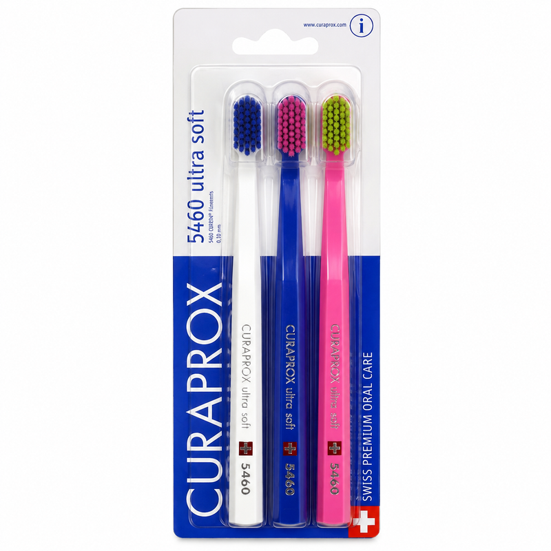 Curaprox® CS 5460 Ultra Soft Zahnbürsten – 3er Pack