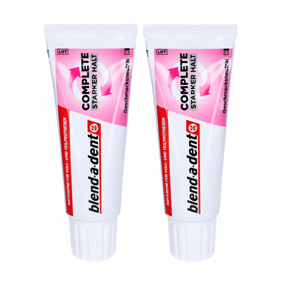Blend-a-dent Complete Haftcreme Geschmacksneutral – Doppelpack 2 × 47 g