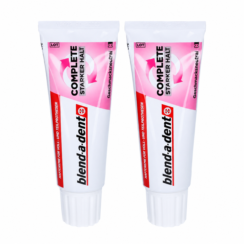 Blend-a-dent Complete Haftcreme Geschmacksneutral – Doppelpack 2 × 47 g