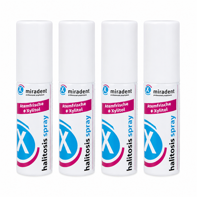 miradent halitosis Mundpflegespray 15 ml – Viererpack 4 × 15 ml