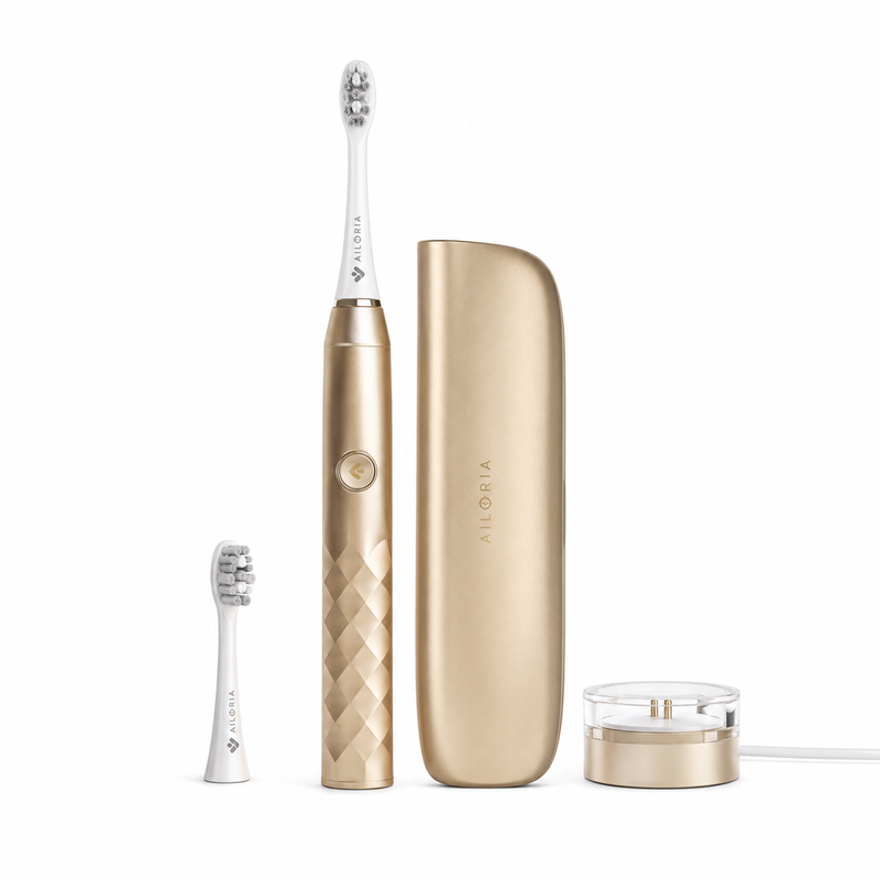 AILORIA SHINE BRIGHT USB-Schallzahnbürste – Rich Gold