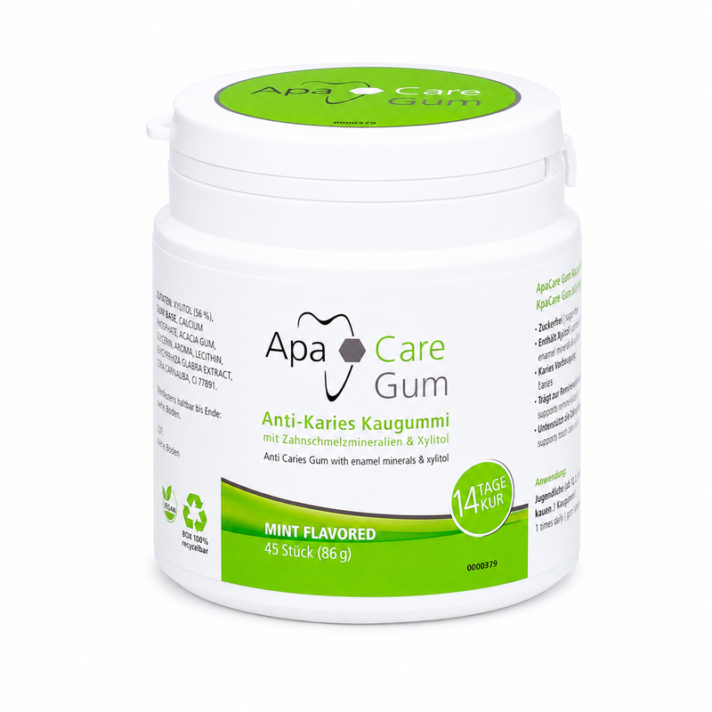 ApaCare Gum Anti-Karies Kaugummi – 45 Stück