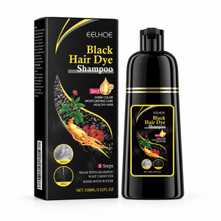 EELHOE schwarzes Haarfärbe-Shampoo, 100 ml