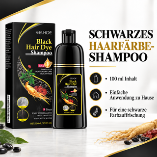 Schwarzes Haarfärbe-Shampoo – Produktinformationen