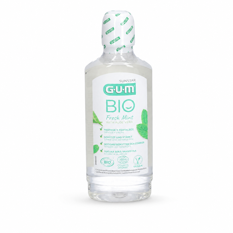 GUM® BIO Mundspülung Fresh Mint – 500 ml