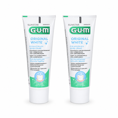 GUM Original White Zahnpasta – Doppelpack 2 × 75 ml