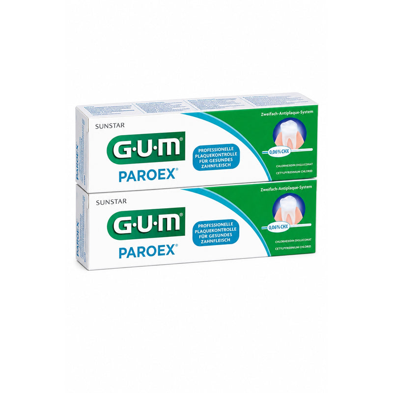 GUM Paroex 0,06% Zahnpasta – Doppelpack 2 × 75 ml