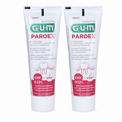 GUM Paroex Zahngel 0,12 % – Doppelpack 2 × 75 ml