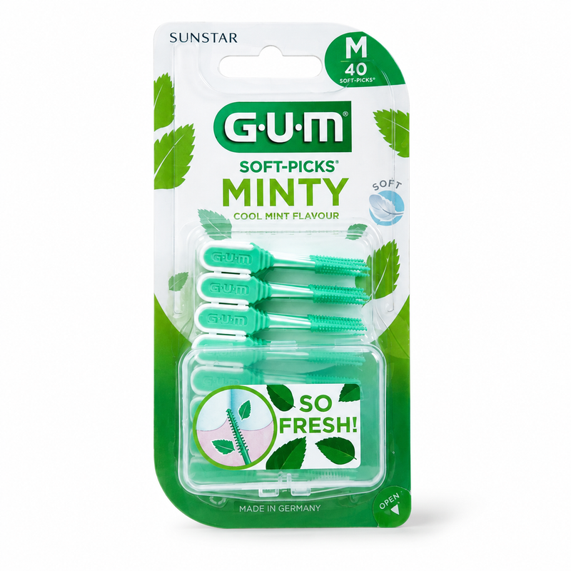 GUM Soft-Picks Comfort Flex Mint Medium – 40 Stück