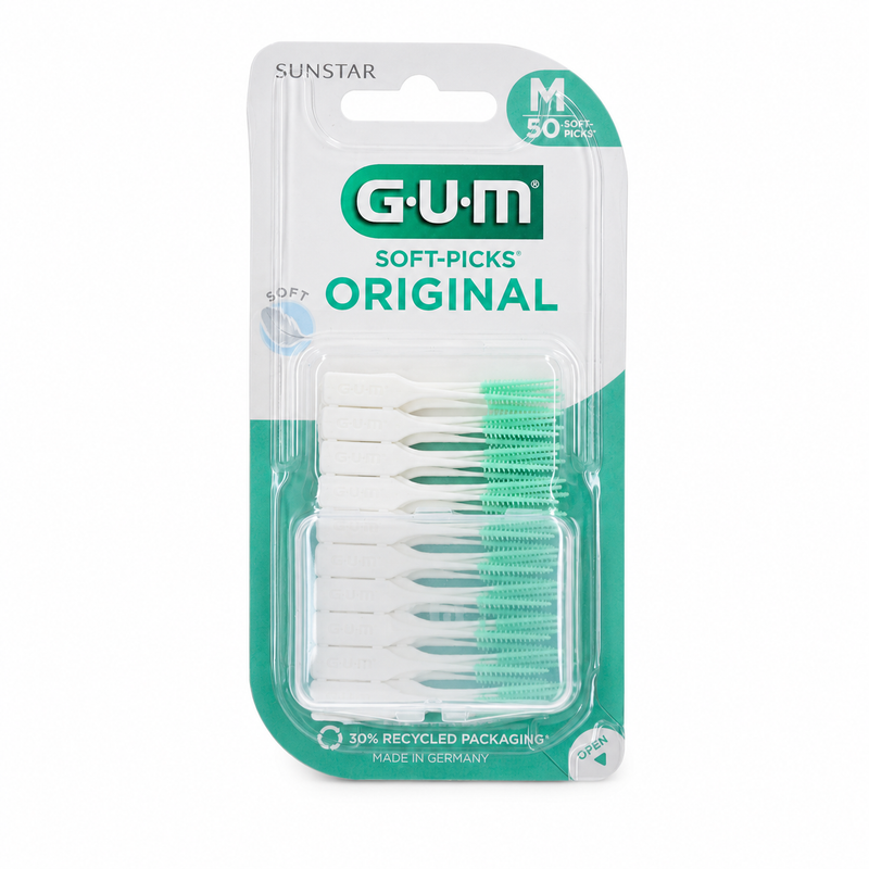 GUM SOFT-PICKS ORIGINAL Medium Interdentalbürsten – 50 Stück