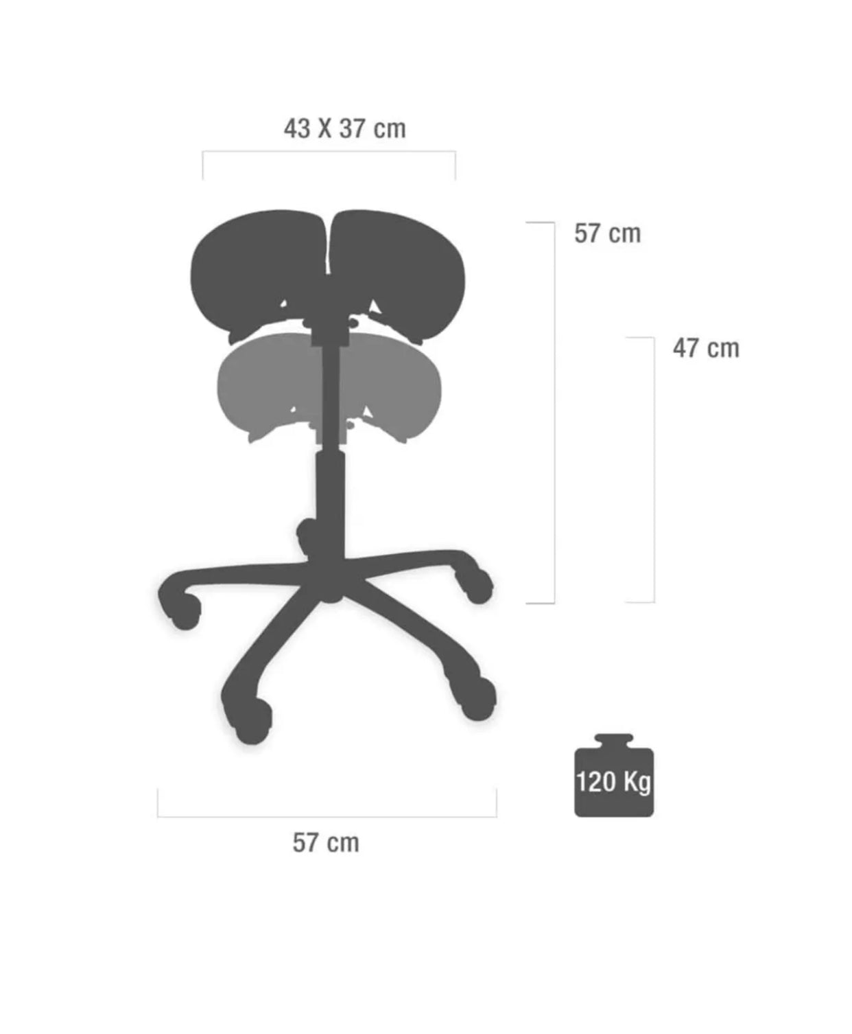 Hocker Arbeitsdrehstuhl Arzthocker Kosmetikhocker Sattelhocker Zahnarzthocker